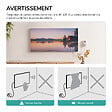 EMKE - EMKE Radiateur Infrarouge 1200W, Panneau Chauffant Décoratif Mural 119,5x59,5cm, Thermostat WiFi Connecté, Sans Cadre - vignette