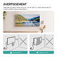 EMKE - EMKE Radiateur Infrarouge 1200W, Panneau Chauffant Décoratif Mural 119,5x59,5cm, Thermostat WiFi Connecté, Sans Cadre - vignette