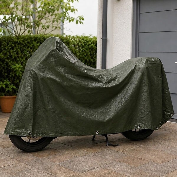 VITO - Bâche de protection 5 x 3 m Verte Etanche Protection Anti UV VITO - large