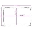 VIDAXL - vidaXL Voile de parasol tissu oxford rectangulaire 3x6 m beige - vignette