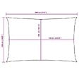 VIDAXL - vidaXL Voile de parasol tissu oxford rectangulaire 5x8 m taupe - vignette