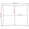 VIDAXL - vidaXL Voile de parasol tissu oxford rectangulaire 3x4 m crème - vignette