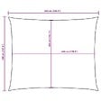 VIDAXL - vidaXL Voile de parasol tissu oxford rectangulaire 4x5 m crème - vignette