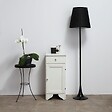 KIAMAMI VALENTINA - Armoire Avec Tiroir Et Porte Cm.33,5 H 80 Blanc Décape Lavande - vignette