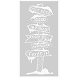 FEERIC LIGHTS & CHRISTMAS - Sticker Paillettes Grand Modèle - vignette