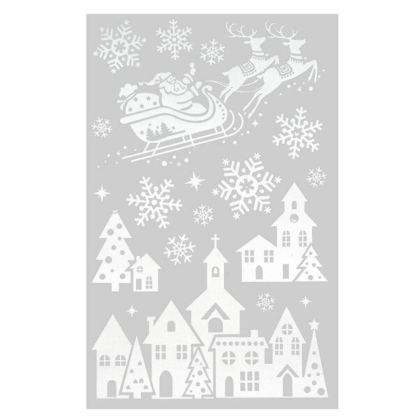 FEERIC LIGHTS & CHRISTMAS - Stickers Paillettes Strass 50 X 32 cm - large