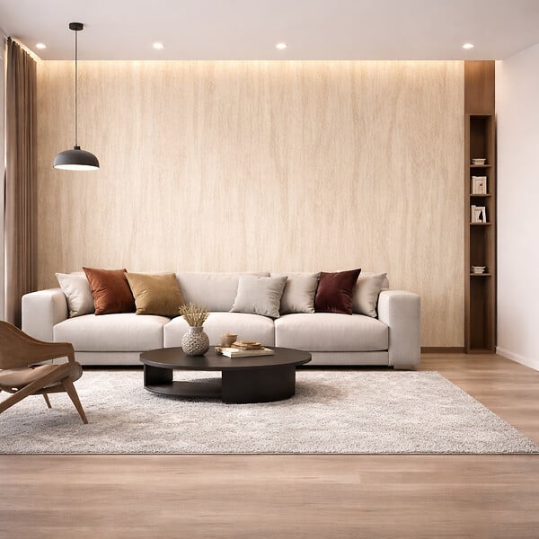 PROTOCOLE HOME - Panneau mural PVC effet marbre Protocole Home 122 x 260 cm PS305 - large
