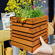CERLAND - BAC A FLEURS CARRE 8L - vignette
