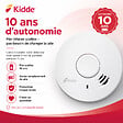 KIDDE - Détecteur de fumée Daaf 10Y29 - autonomie 10 ans - Kidde - vignette