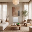 SAUTER - Radiateur électrique double cœur de chauffe Hekla - Horizontal - Blanc - 1000W - vignette
