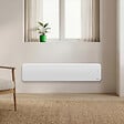 SAUTER - Radiateur électrique double cœur de chauffe Hekla - Plinthe - Blanc - 1500W - vignette