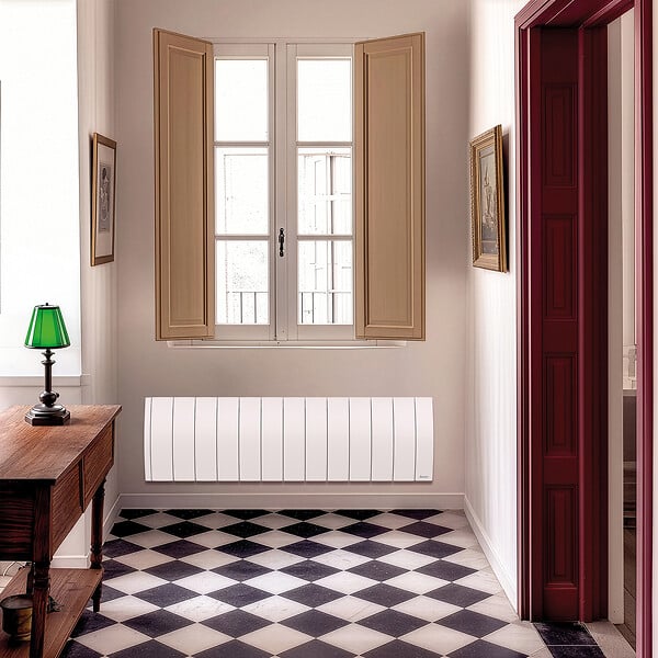 SAUTER - Radiateur électrique connecté Ipala - Blanc - 1400W - large