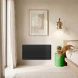 SAUTER - Radiateur électrique double cœur de chauffe Hekla - Horizontal - Anthracite - 2000W - vignette