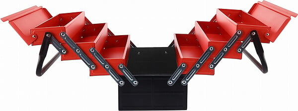 ENTREPOT BRICO - Boite a outils métallique 7 compartiments - large