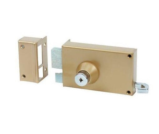 BRICARD - Mécanisme REMPART horizontal tirage coloris OR gauche - BRICARD - 38012 - large