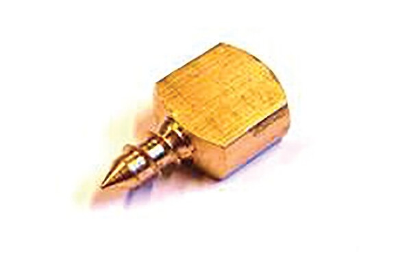 HANGER - Taquet battoir à  visser dans le bois 10x20mm diamètre 5mm laiton - 9009S00 - large