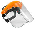 ENTREPOT BRICO - Casque Visière de protection pour débroussailleuse coupe-bordures avec plexiglas - vignette
