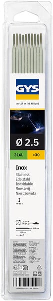 GYS - 30 électrodes 316L inox Ø 2.5 GYS 081499 - large