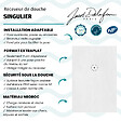 JACOB DELAFON - Receveur de douche 140 x 90 Singulier neoroc rectangle blanc - vignette