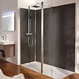 JACOB DELAFON - Receveur de douche antidérapant 160 x 90 Flight Neus acrylique rectangle blanc + bonde + capot - vignette