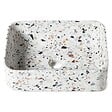 RO'MA NATURE - Vasque à poser rectangulaire Terrazzo 38x27x13 cm - vignette