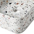 RO'MA NATURE - Vasque à poser rectangulaire Terrazzo 38x27x13 cm - vignette