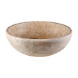 RO'MA NATURE - Vasque à poser ronde bol Travertin Beige 42x15 cm - vignette