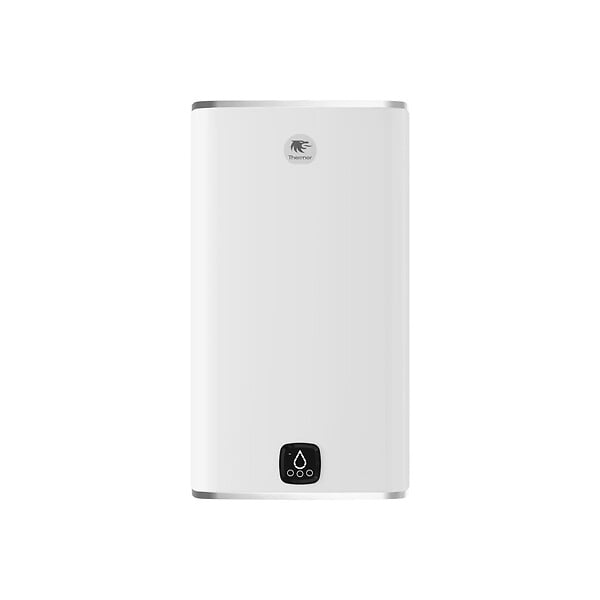 THERMOR - Chauffe-eau électrique Malicio 3 connecté Thermor - 2400W - Carré vertical mural - 120L - 4 à 5 personnes - Blanc - large