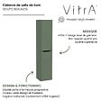 VITRA - Colonne VitrA Sento Round 2 portes version droite Vert mat - vignette
