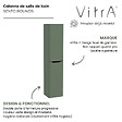VITRA - Colonne VitrA Sento Round 2 portes version gauche Vert mat - vignette