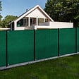 ID MARKET - Brise vue renforcé 1,5 x 10 M vert 150 gr/m² gamme supérieure - vignette