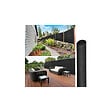 ID MARKET - Brise vue renforcé 1 x 10 M noir 220 gr/m² luxe PRO - vignette