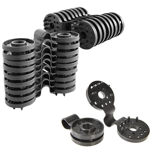 ID MARKET - Lot de 20 clips de fixation pour brise vue - large