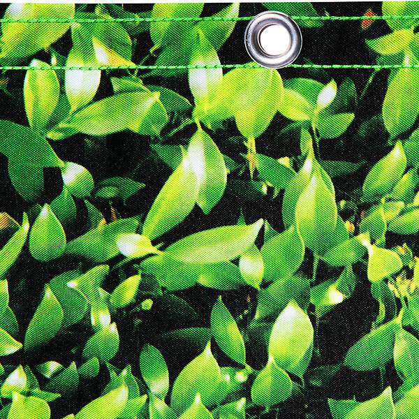 ID MARKET - Brise vue occultant 1,5 x 10 M imprimé feuillage 160 gr/m² - large