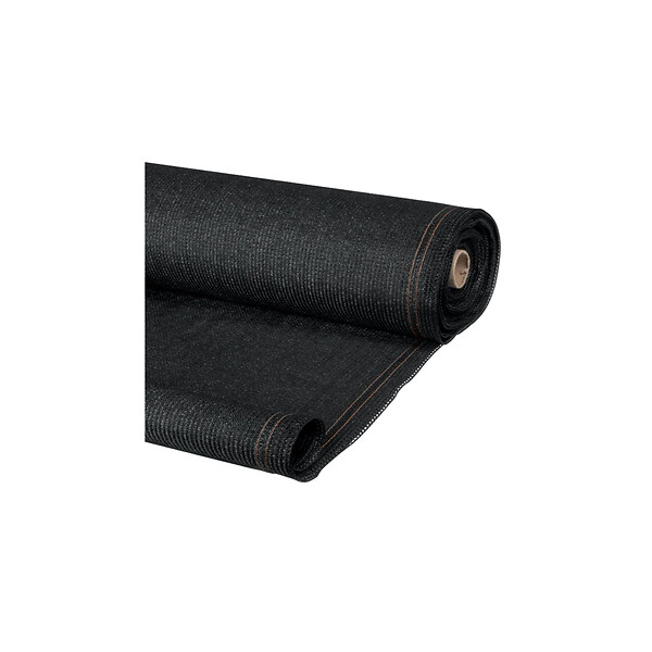 ID MARKET - Brise vue renforcé 1,8 x 10 M noir 220 gr/m² luxe PRO - large