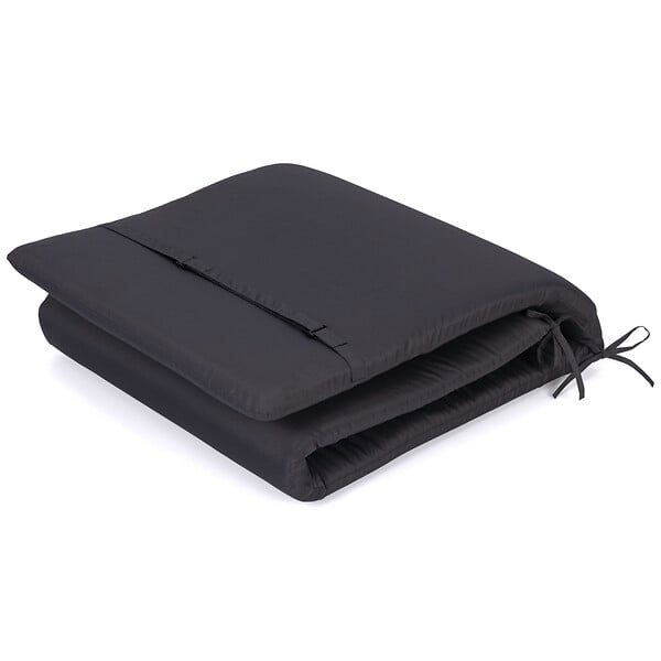 ID MARKET - Lot de 2 coussins transat 190 cm gris anthracite - large
