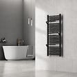 OTITEC - Sèche-serviettes électrique 120x50cm - 700W - Noir - SUDO - vignette