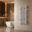 OTITEC - Sèche-serviettes électrique 120x50cm - 800W - Blanc - SUDO - vignette