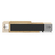 ID MARKET - Meuble TV extensible 140-200 cm RAPHAEL 2 portes bois et noir - vignette