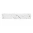 ID MARKET - Meuble TV 180 cm suspendu ELIO 2 portes bois effet marbre - vignette