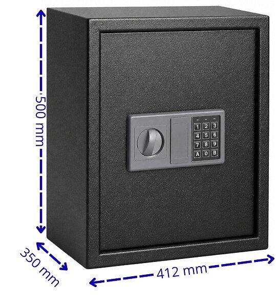 TRESORSAFE - Coffre Fort Tresorsafe  T50ED Serrure électronique avec clés de secours - large