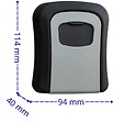 TRESORSAFE - Boîte À Clés Tresorsafe AK-1B – Serrure À Combinaison - vignette