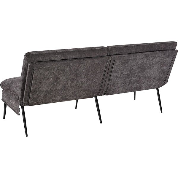 TECTAKE - Canapé lit 3 en 1 dossier réglable en 6 positions capacité de charge 300 kg gris 175x66x87 cm - large