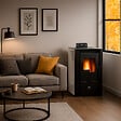 SANNOVER - Poêle à granulés air Anita 8,2 kW Blanc Sannover - vignette