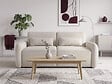 HABITAT ET JARDIN - Canapé lit convertible express "Aurelie" - Matelas 18 cm - Couchage 140 cm - 3 places - Beige - vignette