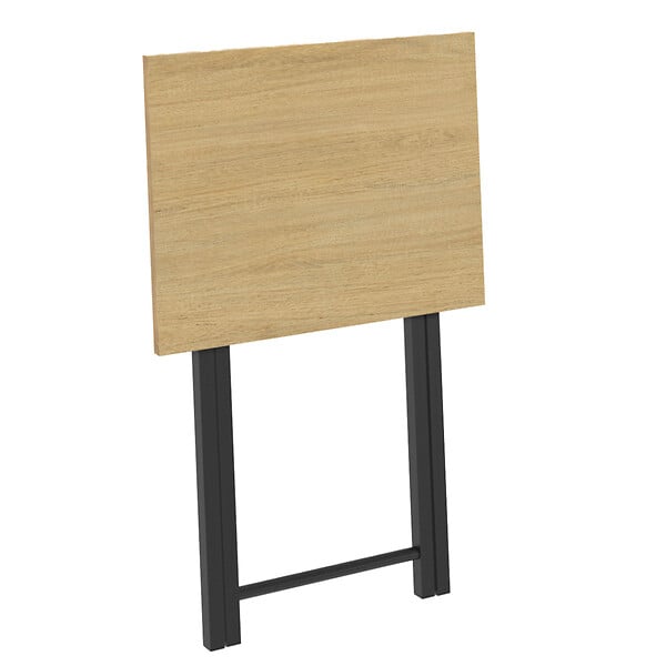ID MARKET - Lot de 2 tables d'appoint pliantes DETROIT design industriel - large