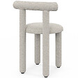 ID MARKET - Lot de 2 chaises RIME tissu bouclette crème - vignette