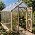 MCCOVER - Lot 14 plaques polycarbonate 6 mm - 2000 x 1050 mm alvéolaire translucide Translucide, l.105 cm, L.200 cm - vignette