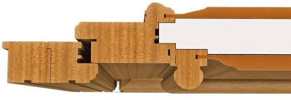 GD MENUISERIES - Elargisseur Bois Exotique 50x46x2400Mm Dormant Tradition (Par 2) - large