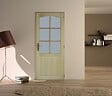 GD MENUISERIES - Bloc Porte Paulownia 6 vitrages (NON FOURNIS) H204 x L83 cm Côte Tableau P.Gauche - vignette